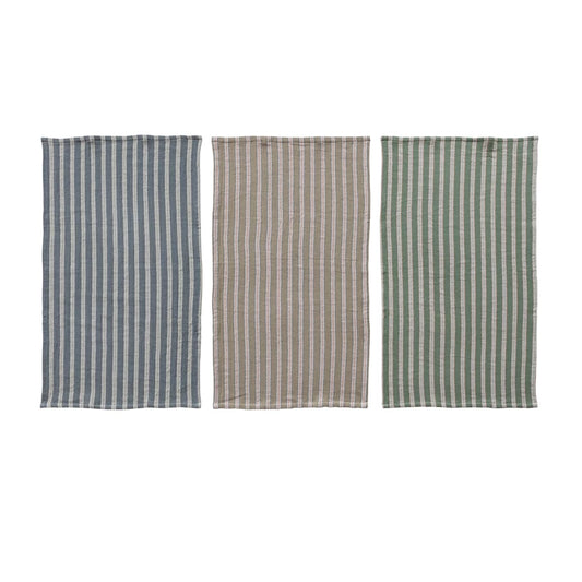 Double Cloth Striped Tea Towel