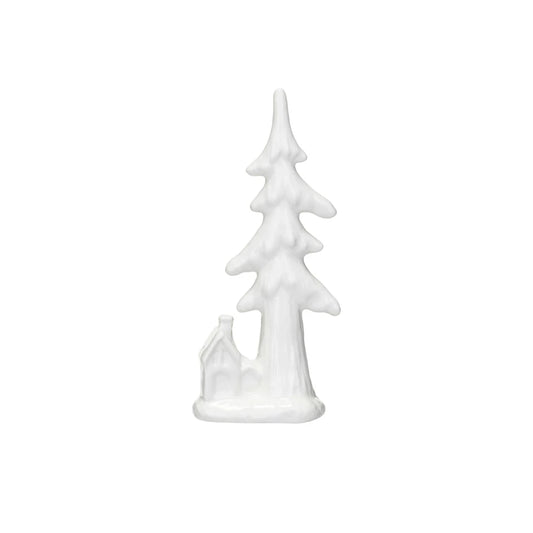 Ceramic Tree w/ Cabin