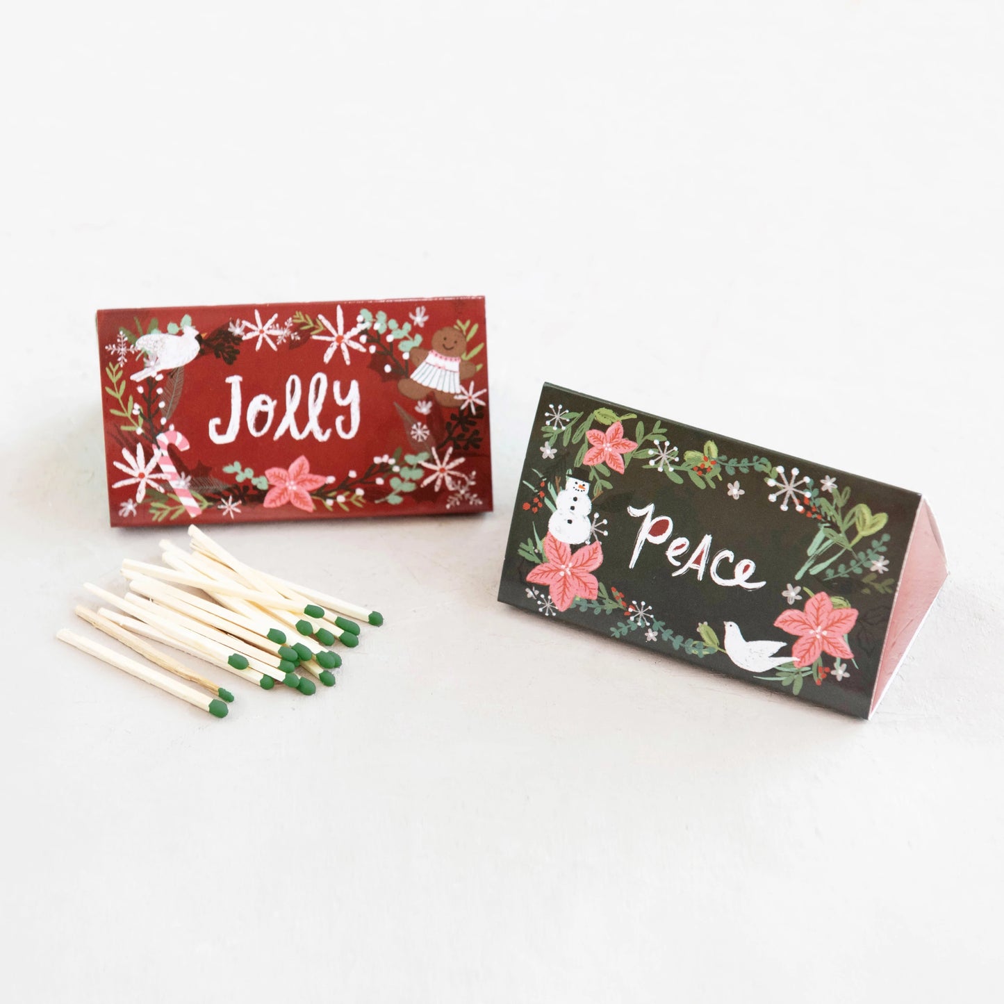 Holiday Safety Matches in Matchbox