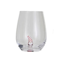 Stemless Wine Glass w/ Holiday Figure Inside, 8 Styles