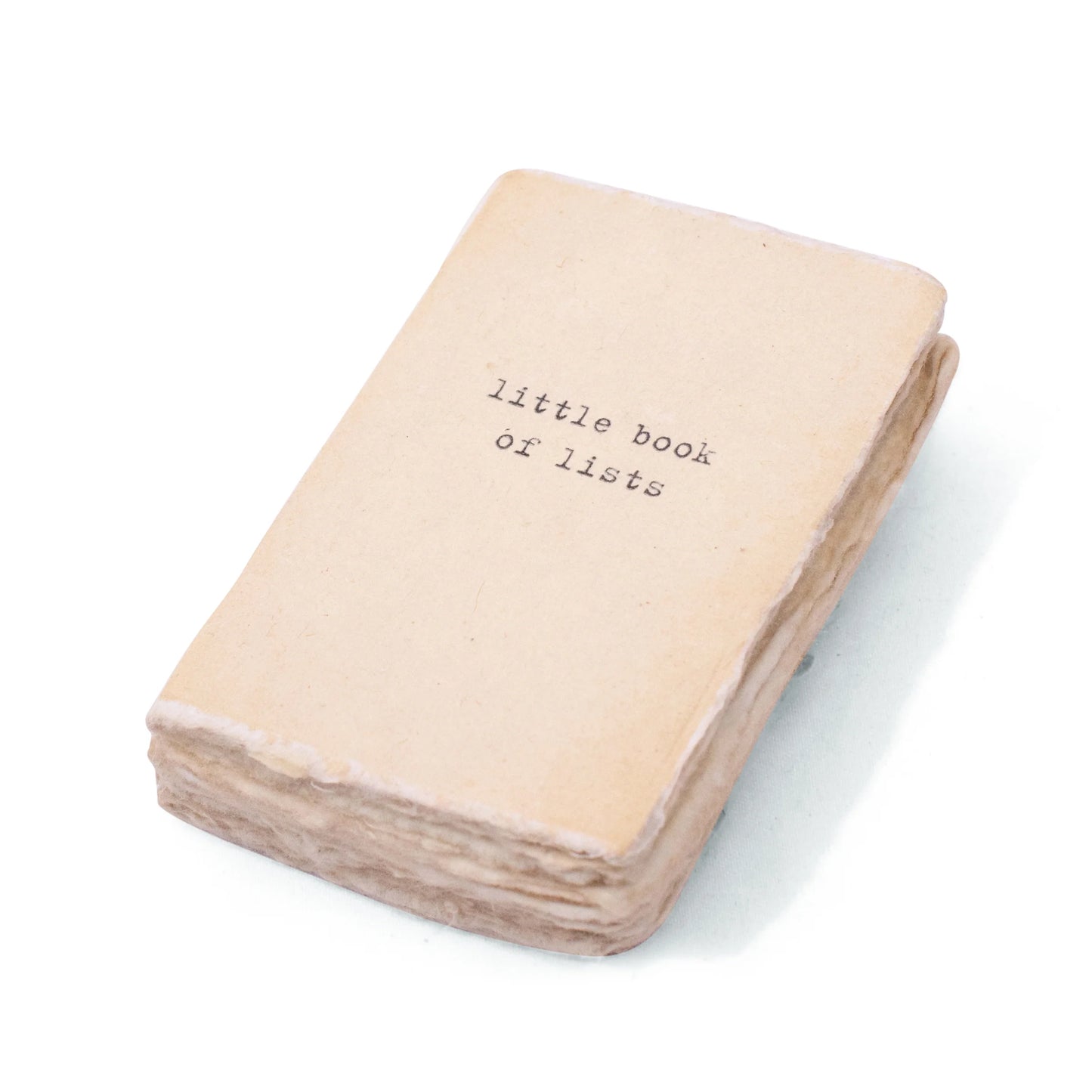 Small Deckled Edge Book